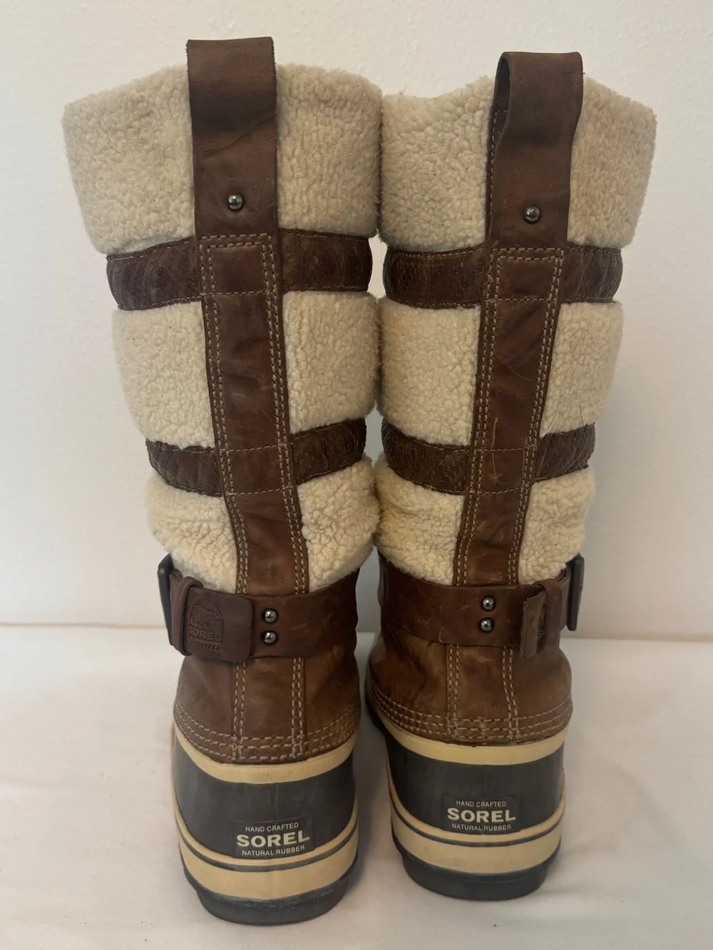 Sorel Womens Helen of Tundra II Mid Calf WP Leather/Rubber Snow Boots 12 ECU